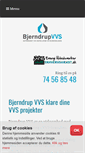 Mobile Screenshot of bjerndrupvvs.dk